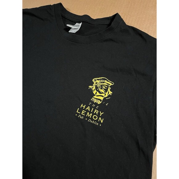The Hairy Lemon Pub Bar Dublin Ireland Logo T-Shirt MEDIUM Beer Guinness Brewery - Picture 2 of 8